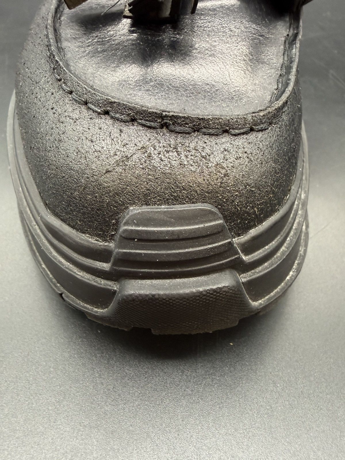 Maison Margiela Maison Margiela Tassel Loafer Sneaker Sole — Black Leather Size US 12 / EU 45 - 8 Thumbnail