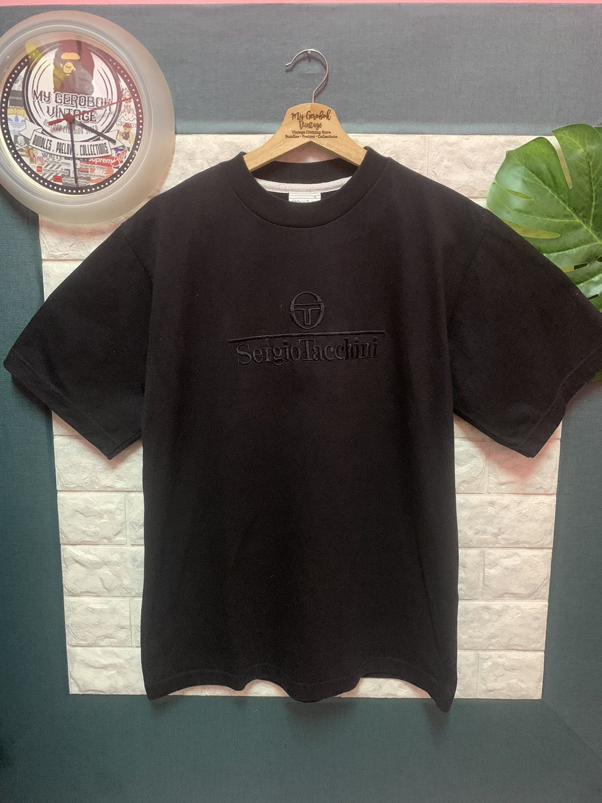 Sergio Tacchini × Vintage RARE!! Shirt SERGIO TARCCHINI Size US M / EU 48-50 / 2 - 1 Thumbnail