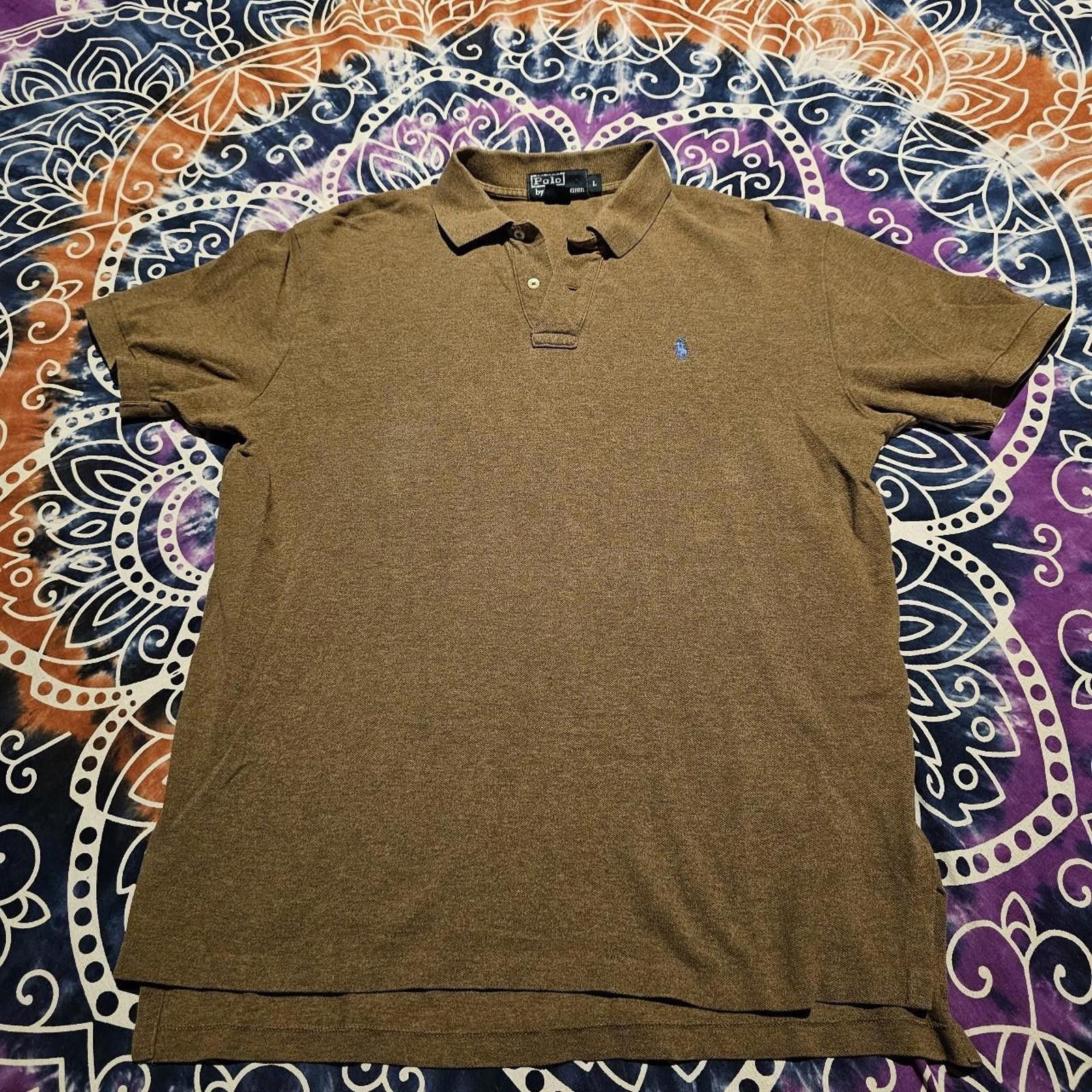 Polo Ralph Lauren Polo Ralph Lauren Men's Brown Polo-shirt Size US L / EU 52-54 / 3 - 1 Thumbnail