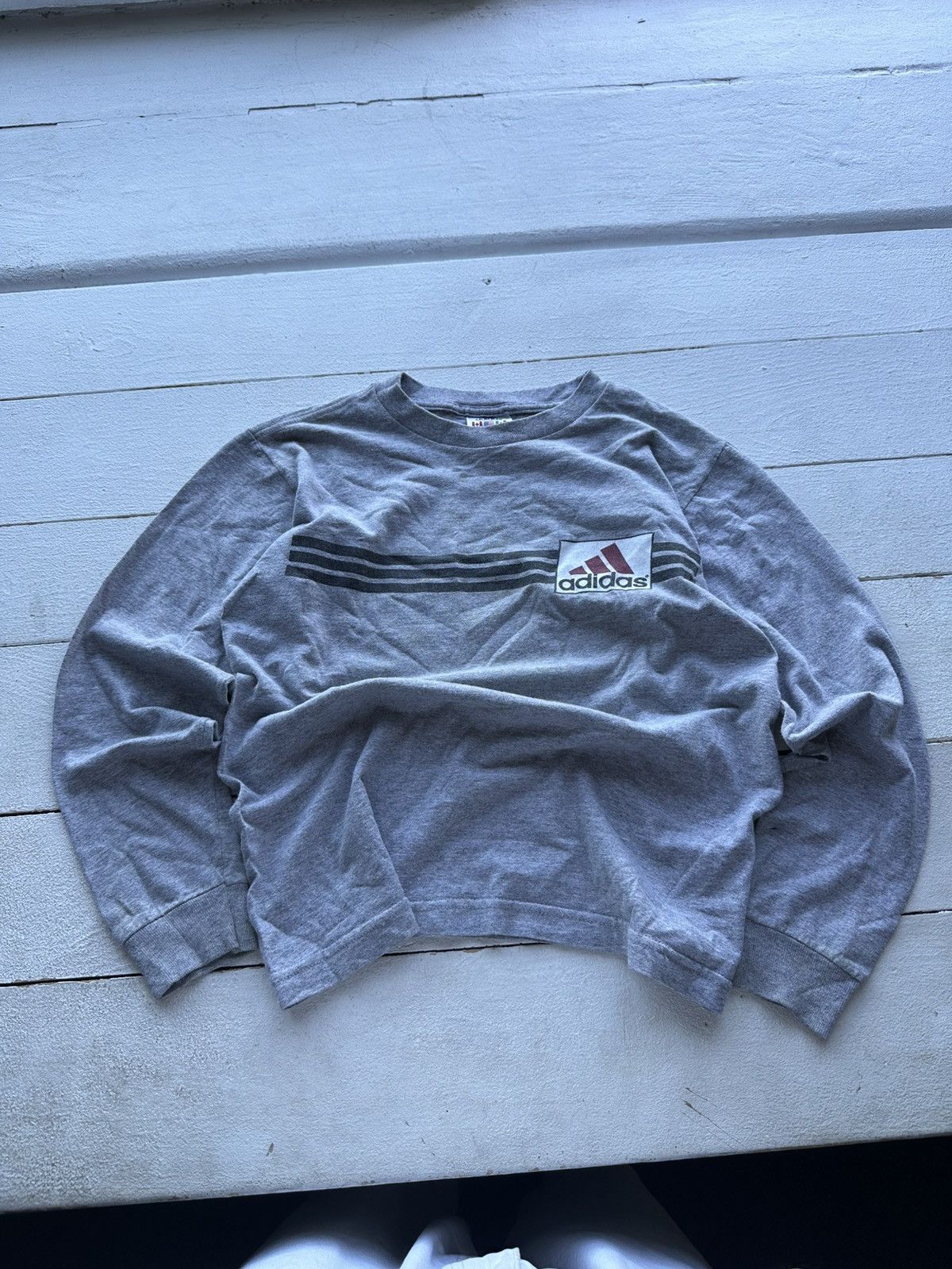 Adidas USA MADE unisex🚨 VNTG ADIDAS RARE T Y2K STYLE ARCHIVE OVER Size US XS / EU 42 / 0 - 1 Thumbnail