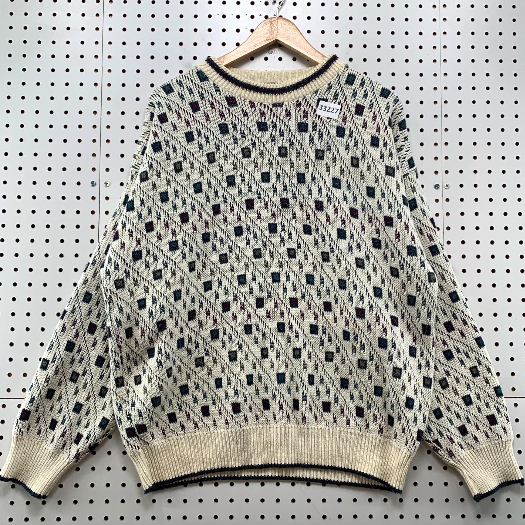 Vintage VINTAGE Windsor Shirt Knit Sweater Mens Large Hand Frame Pullover Coogi 26x27.5 Size US L / EU 52-54 / 3 - 5 Thumbnail