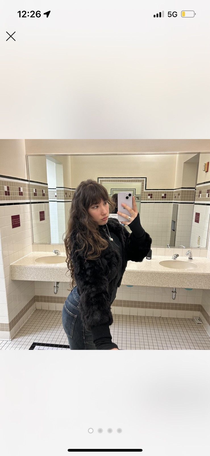 Vintage Vintage black fur jacket Size S / US 4 / IT 40 - 1 Thumbnail