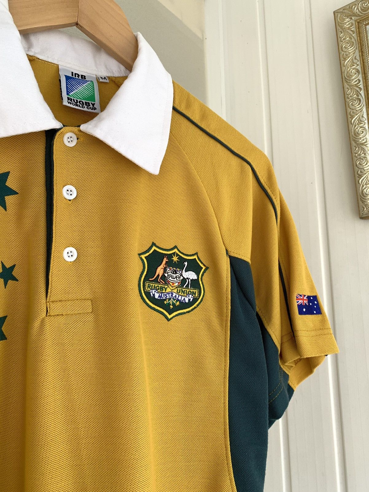 Vintage Australia Rugby World Cup Wallabies Vintage Jersey Size M Size US M / EU 48-50 / 2 - 4 Thumbnail