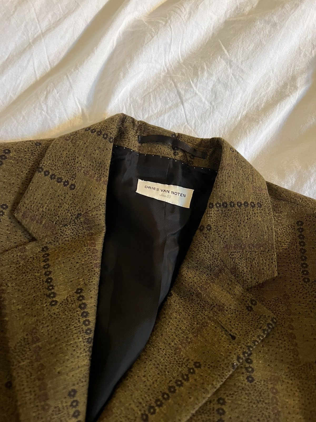 Dries Van Noten Dries Van Noten Runway Jacquard Blazer Sample Verner Panton Size 40R - 3 Thumbnail