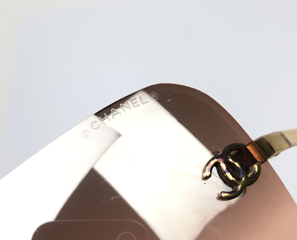 Chanel Chanel CC sunglasses gold Size ONE SIZE - 8 Thumbnail
