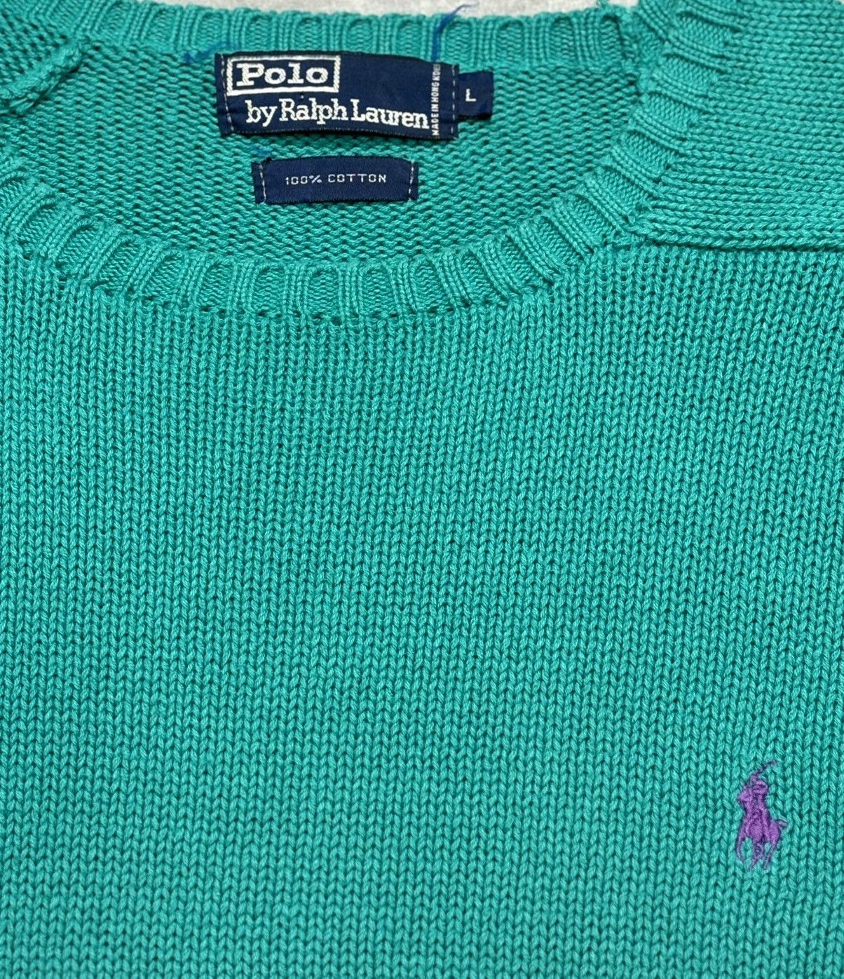 90’s Vintage Polo Ralph Lauren Cotton Knit Sweater