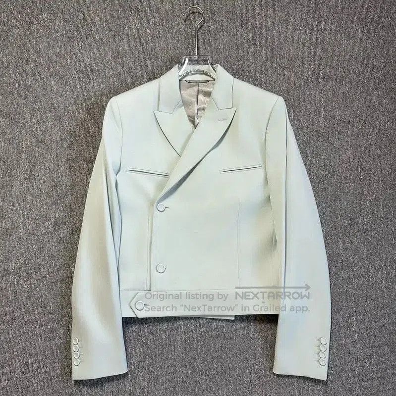 Dior Dior Spring Autumn Lake Blue Wool Long Coat . Size US M / EU 48-50 / 2 - 1 Thumbnail