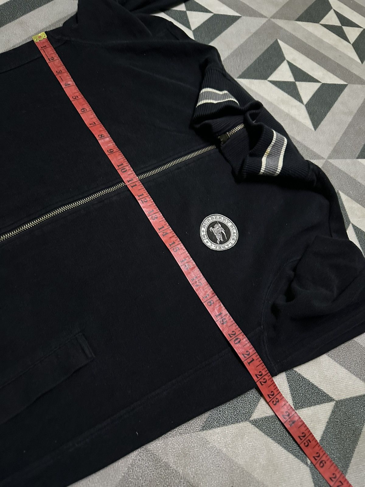 Burberry Burberry black label full zipper black jacket Size US M / EU 48-50 / 2 - 10 Thumbnail