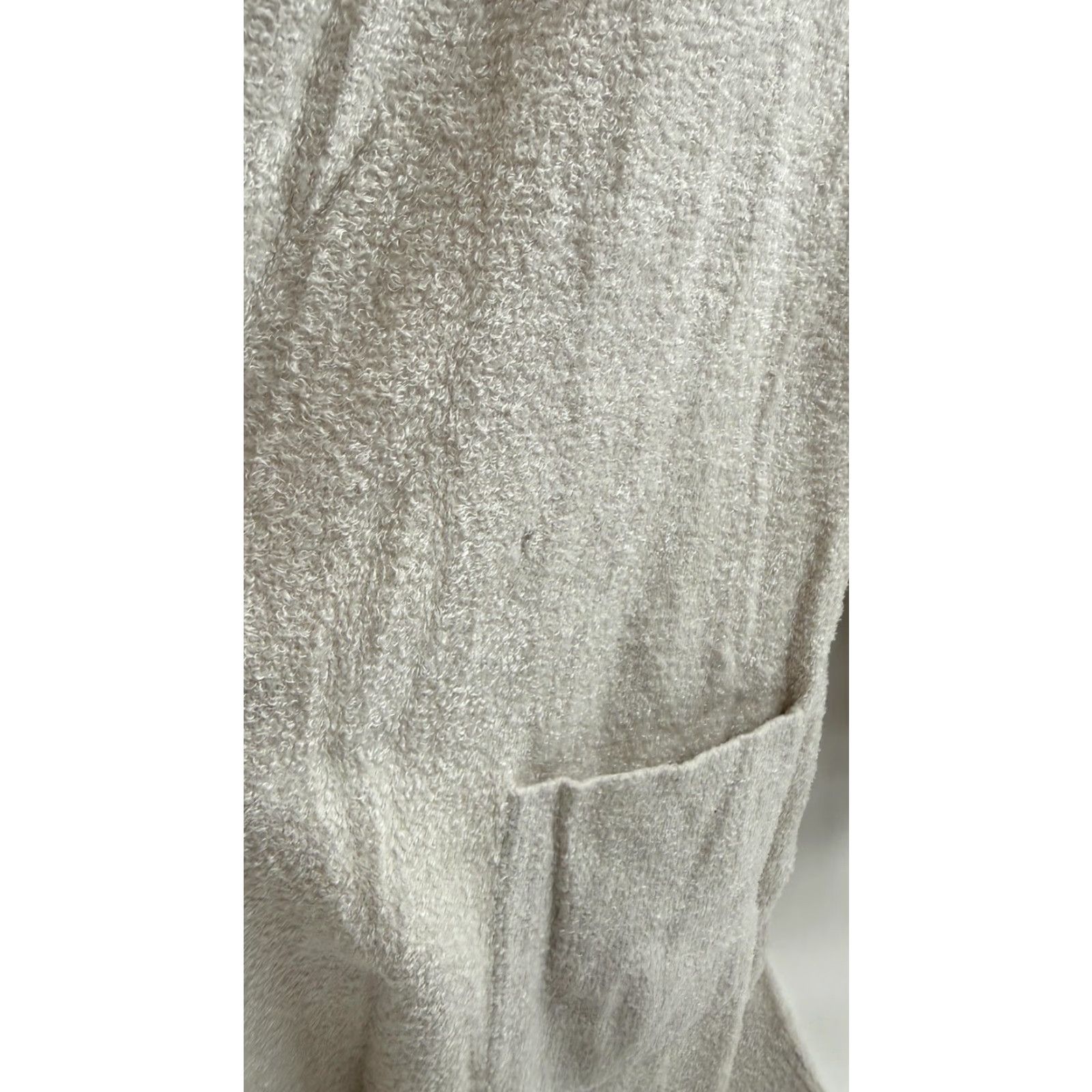 Vintage Barefoot Dreams CozyChic Lite Cardigan Womens L/XL Beige Knit Sweater BDWCL23043 Size L / US 10 / IT 46 - 3 Thumbnail