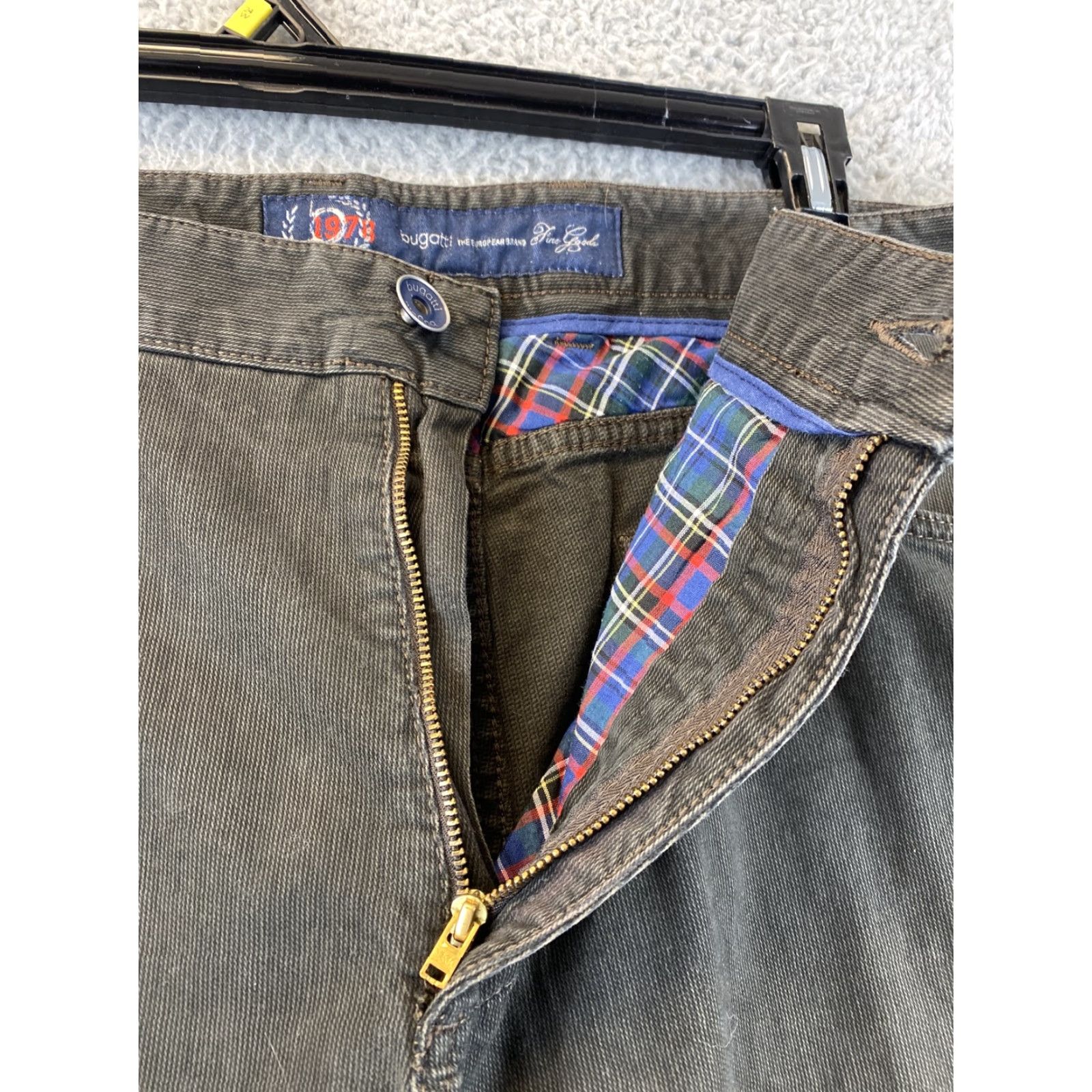 Bugatti VINTAGE? No — Bugatti Pants Men’s 40x32 Green Straight Performance Hiking Outdoor Pants / 79-25 Size US 40 / EU 56 - 5 Thumbnail