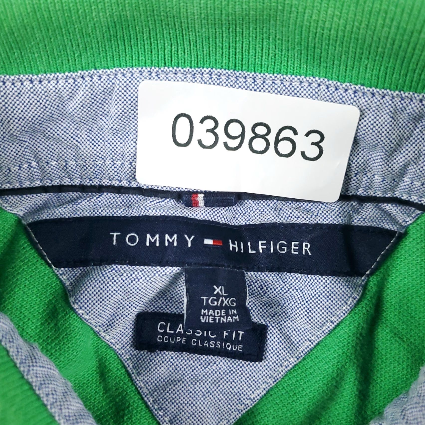 Tommy Hilfiger Tommy Hilfiger Polo Shirt Mens XL Green Casual Short Sleeve Modern Preppy Size US XL / EU 56 / 4 - 7 Thumbnail