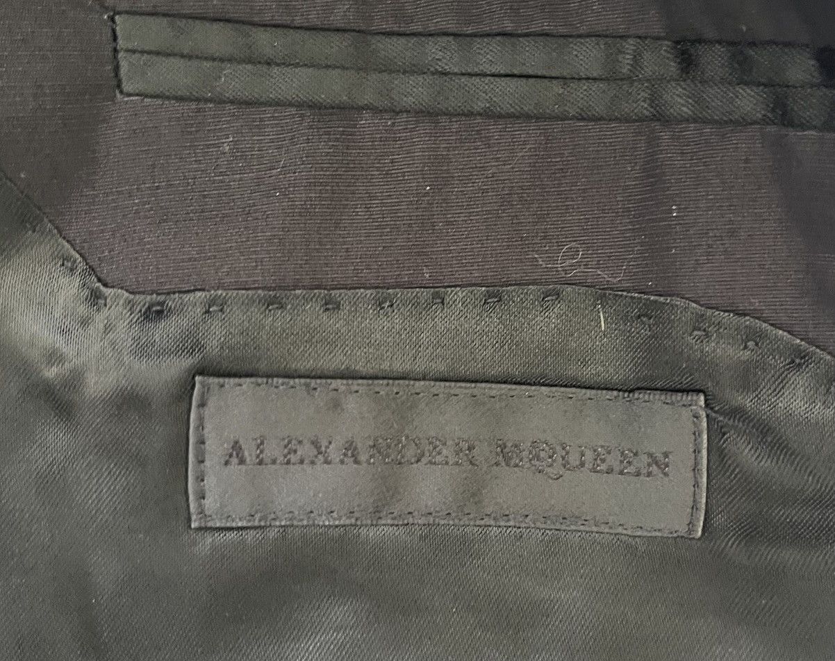 Alexander McQueen Alexander McQueen Black/Beige Single-Breasted Jacket Size US M / EU 48-50 / 2 - 14 Thumbnail