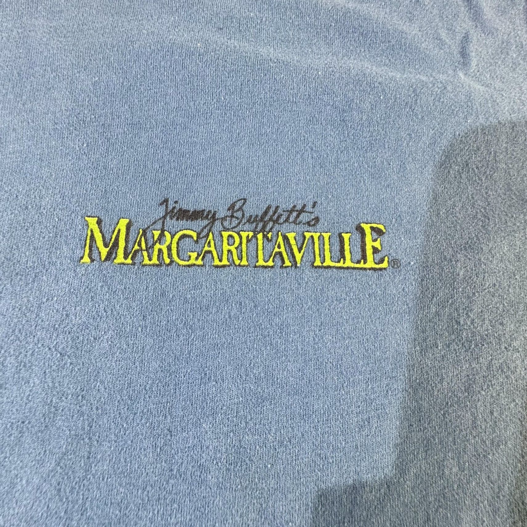 Vintage VINTAGE Margaritaville T-Shirt Men Large Blue Parrot Graphic Las Vegas Sunset Crew Neck Summer Size US L / EU 52-54 / 3 - 2 Thumbnail