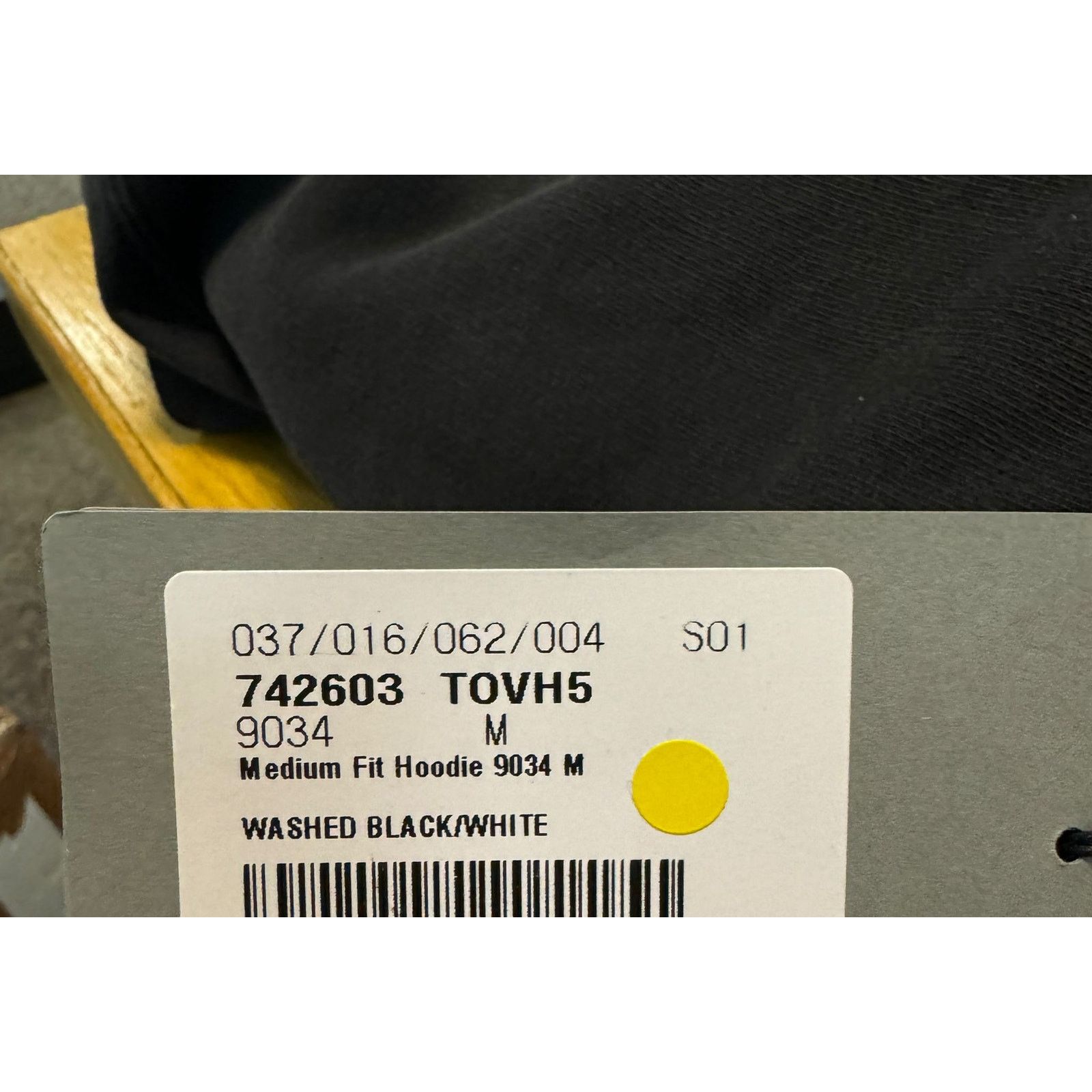 Balenciaga o1rshd1 Small Fit Hoodie in Washed Black Size US M / EU 48-50 / 2 - 11 Thumbnail
