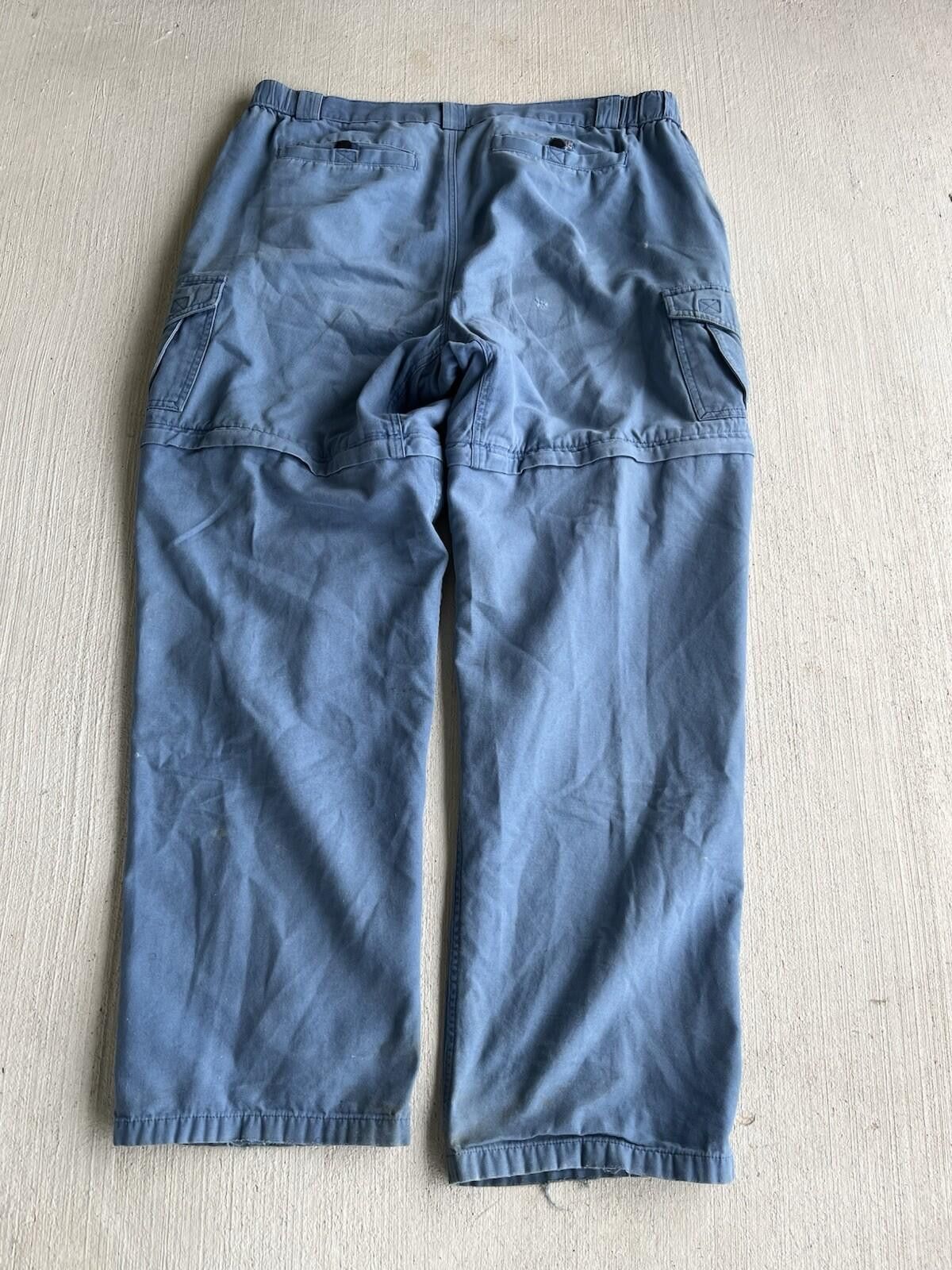 Other Sportif USA Blue Convertible Zip Off Cargo Pants Size 38 Size US 38 / EU 54 - 4 Thumbnail
