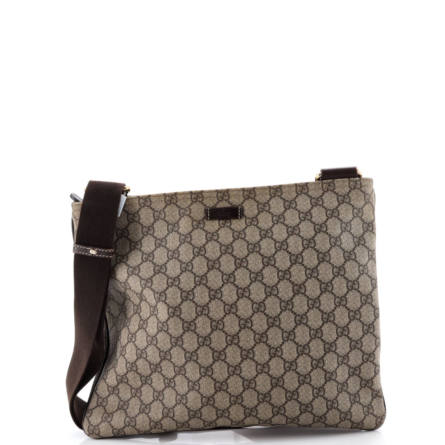 Zip Top Messenger Bag