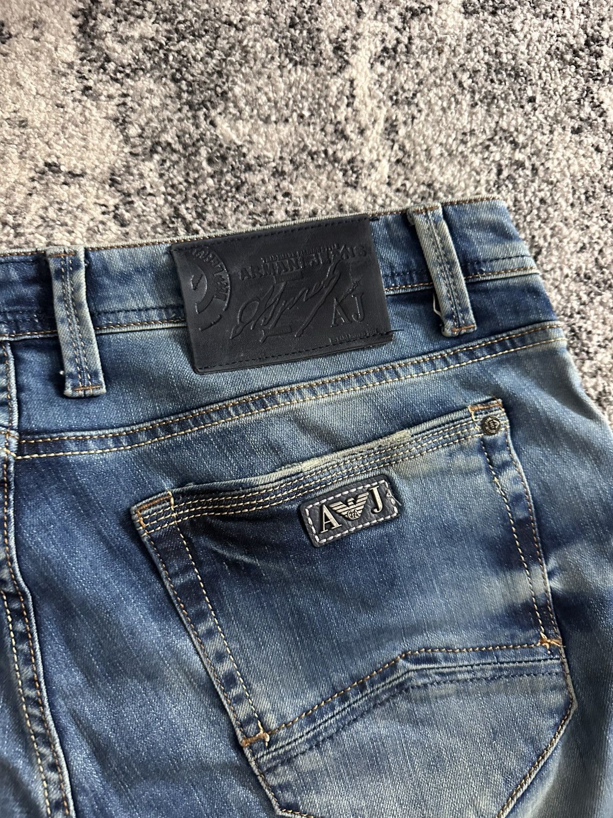Armani Armani Vintage Denim Jeans Streetwear Rare Size US 38 / EU 54 - 2 Thumbnail