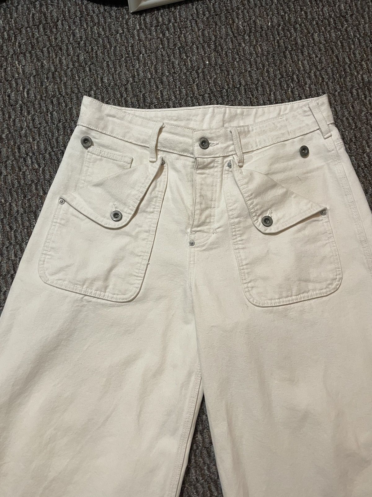 Other Verdarm Canvas Wide Leg Cream Landlubbers V1 Size US 32 / EU 48 - 4 Thumbnail