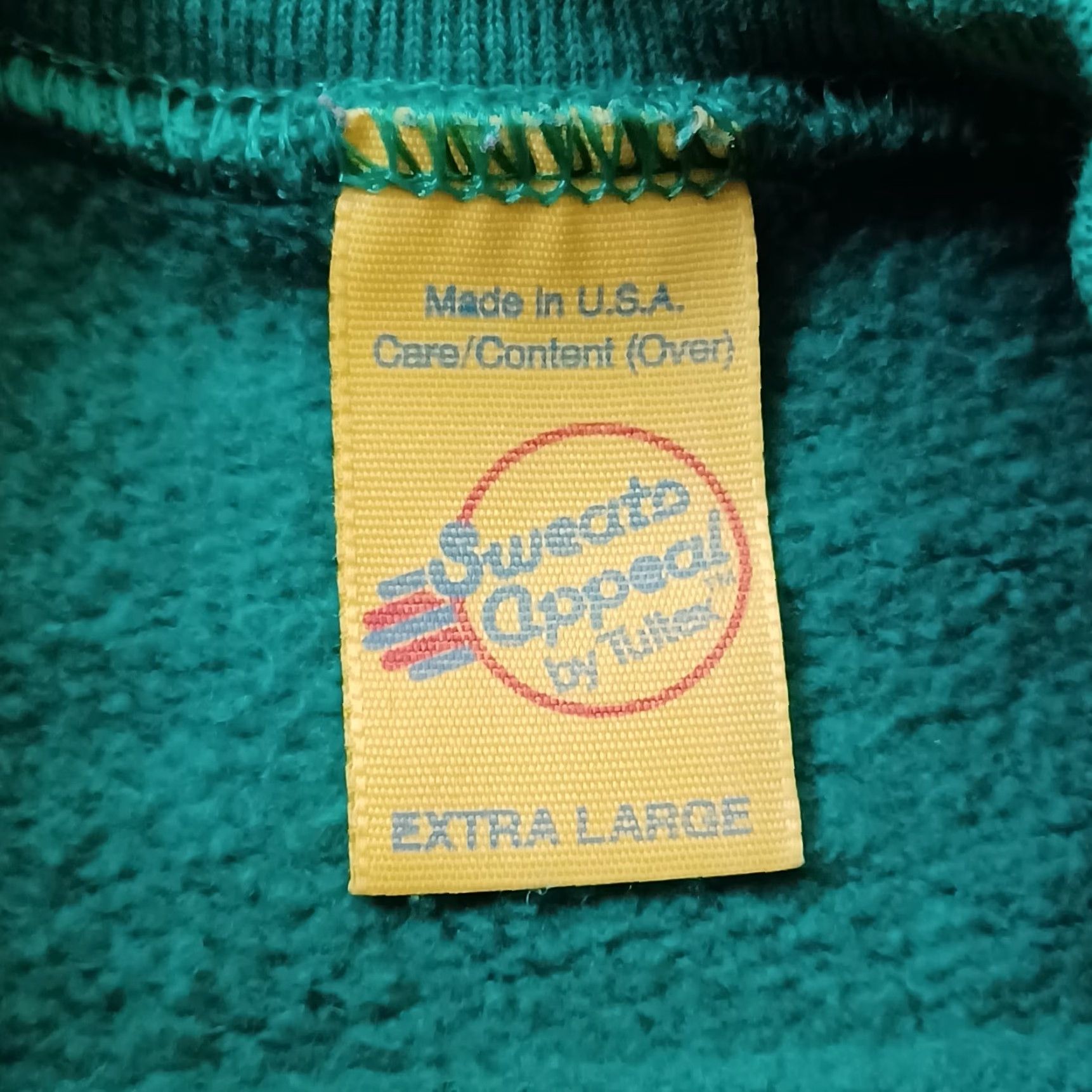 Tultex VINTAGE Tultex Sweatshirt Mens XL Green Crewneck USA 80s Sweatshirt Mens XL Green Crewneck USA 80s Size US XL / EU 56 / 4 - 2 Thumbnail