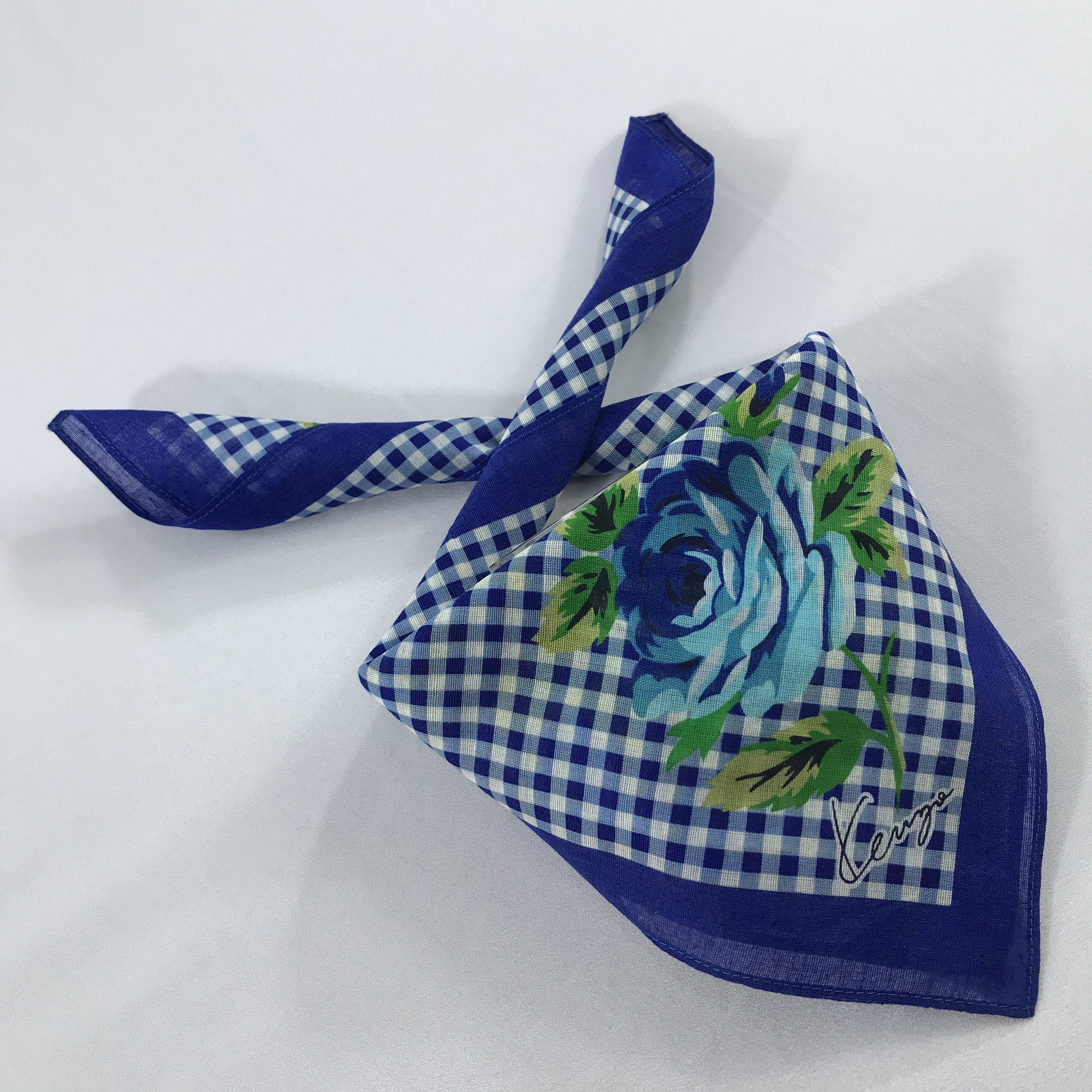 Kenzo × Vintage Kenzo Bandana / Handkerchief / Neckerchief - S1967 Size ONE SIZE - 4 Thumbnail