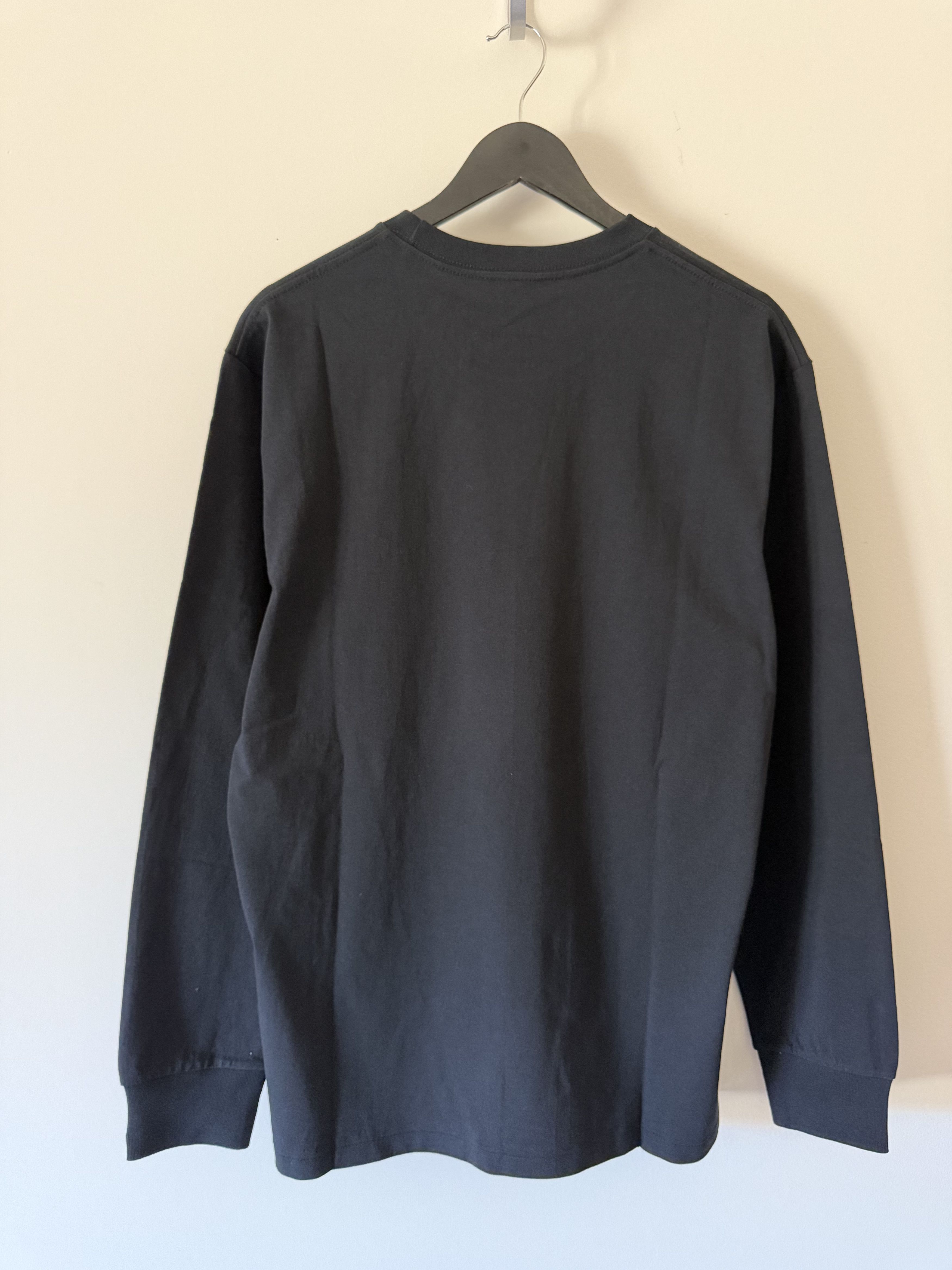 Bape Joshua Vides Bape College Logo Long Sleeve Tee in Black Size US L / EU 52-54 / 3 - 4 Thumbnail