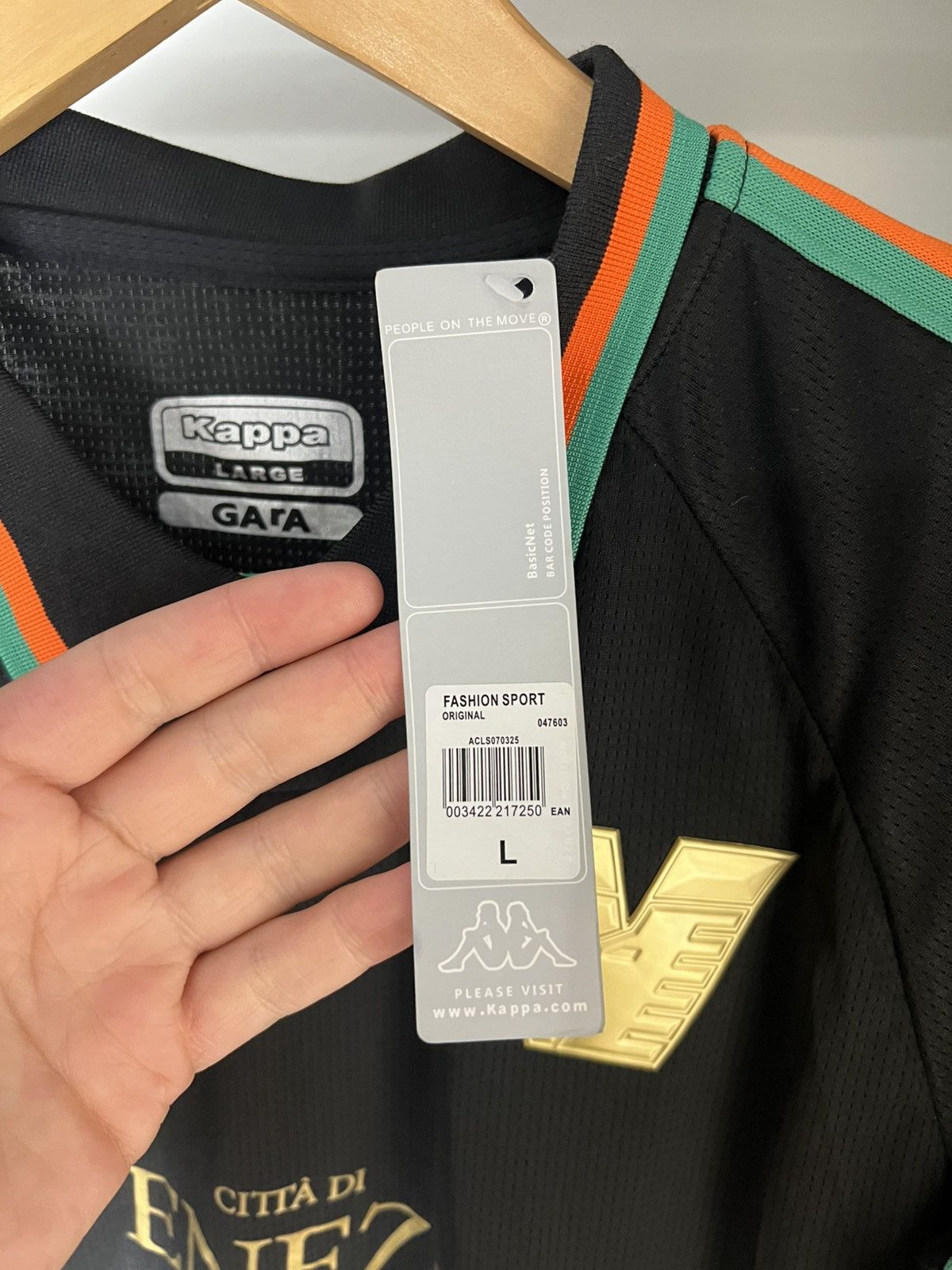 Kappa VINTAGE KAPPA FC VENEZIA ITALY SOCCER JERSEY RETRO Y2K 90s Size US L / EU 52-54 / 3 - 12 Thumbnail