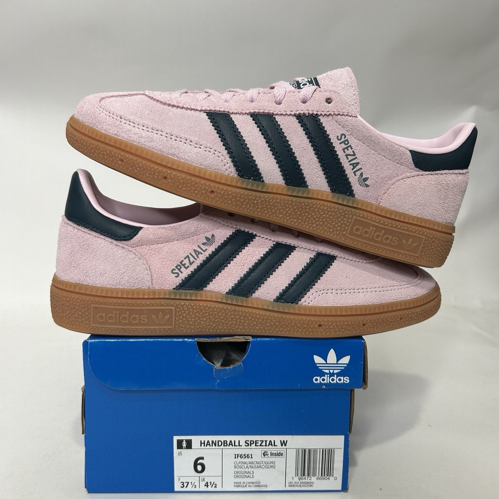 Adidas Adidas Handball Spezial WMNS “Clear Pink Arctic Night” Size US 6 / IT 36 - 1 Thumbnail