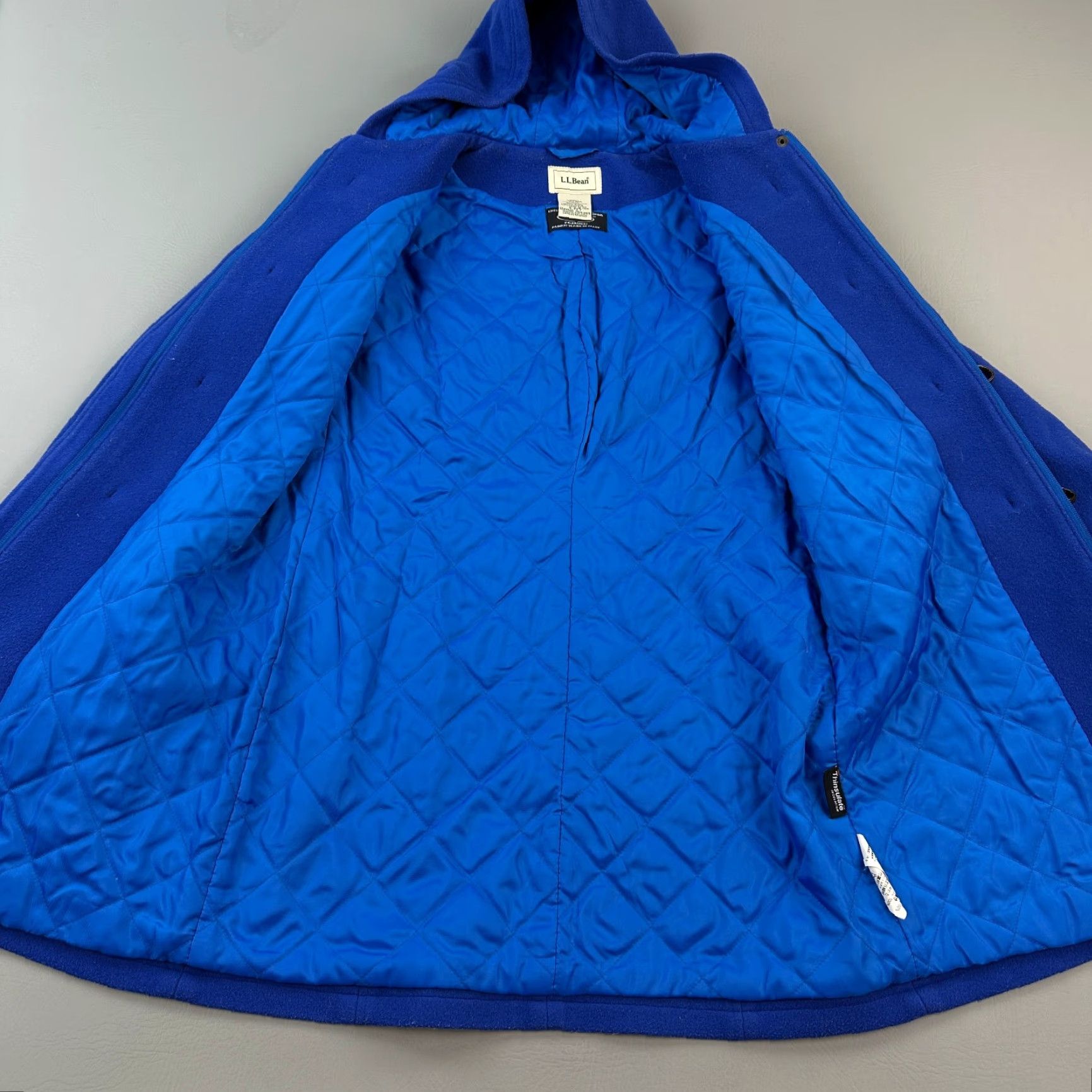 Vintage VINTAGE LL Bean Duffle Coat Women’s 4 Petite Blue Bellandi Lambswool Toggle Coat Size S / US 4 / IT 40 - 4 Thumbnail