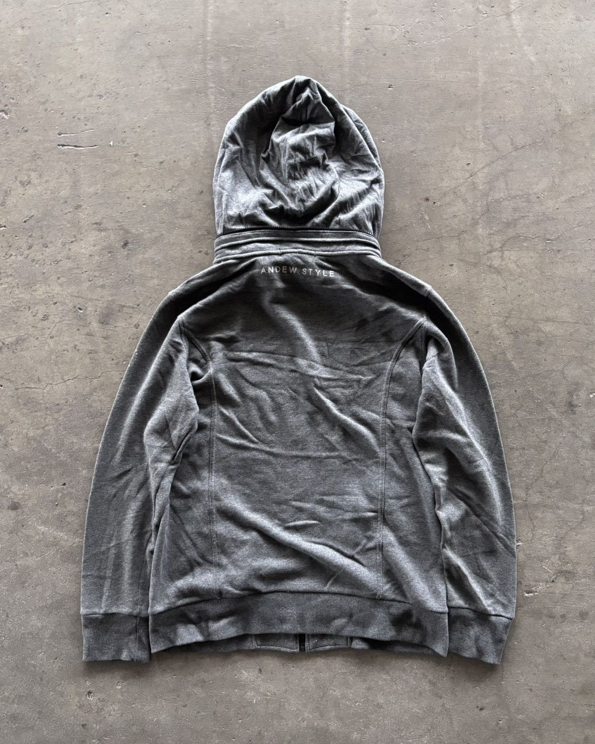 If Six Was Nine × Japanese Brand × Le Grande Bleu (L.G.B.) 2000s Andew Cyber Bono Zip Up Hoodie Size US L / EU 52-54 / 3 - 8 Thumbnail