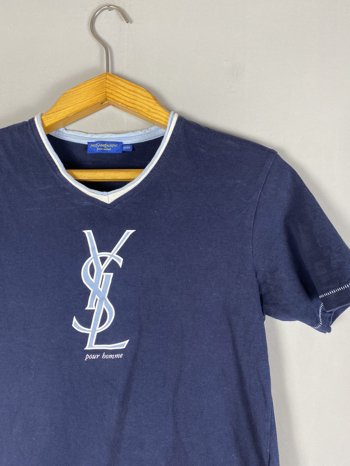 Yves Saint Laurent Vintage Yves Saint Laurent tee T-shirt Size US XXS / EU 40 - 2 Thumbnail