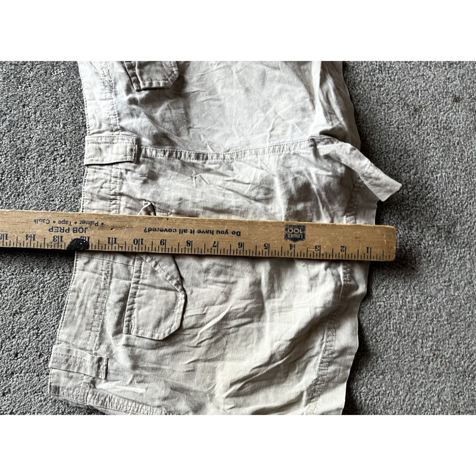 Vintage VINTAGE Periscope Shorts Women Beige Tan Sz 13 Casual Cotton 90s Size 34" / US 12 / IT 48 - 4 Thumbnail