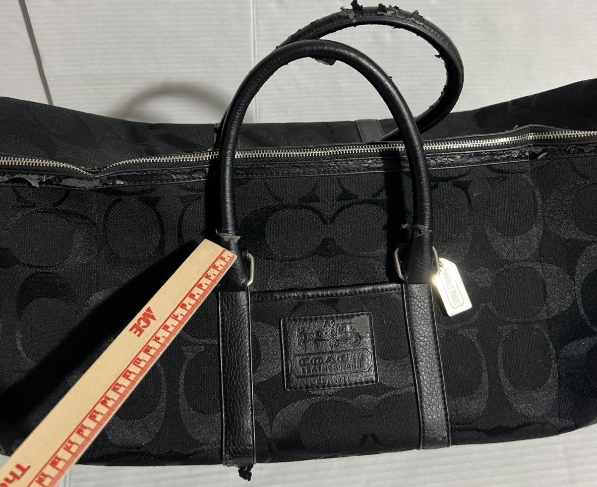 Coach Vintage Coach Jackard Weekender Duffel Canvas Travel Bag Size ONE SIZE - 11 Thumbnail