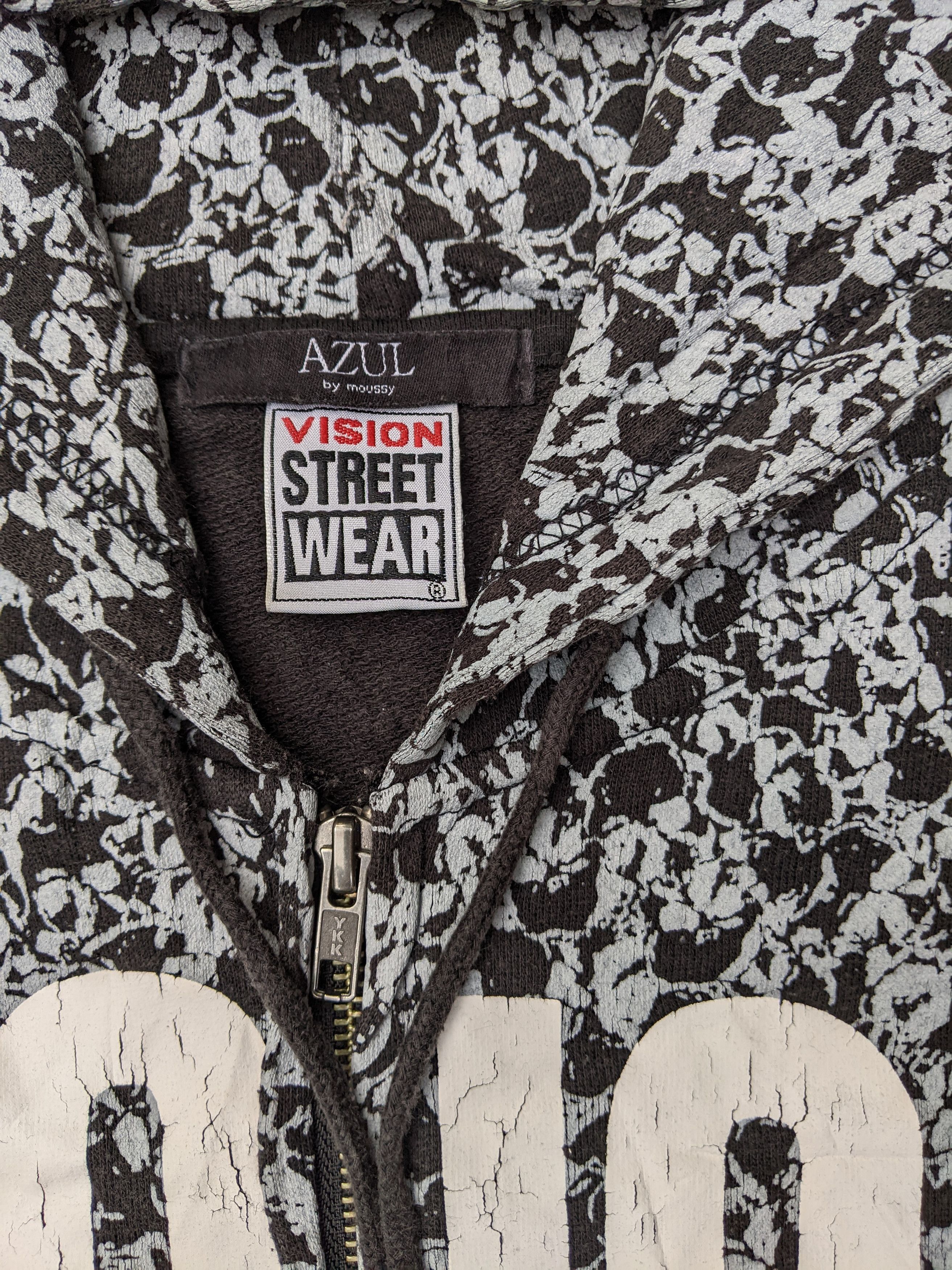 Vision Streetwear Skull All over Print Vision Street Wear Azul Vkei Style Zip Size US M / EU 48-50 / 2 - 5 Thumbnail