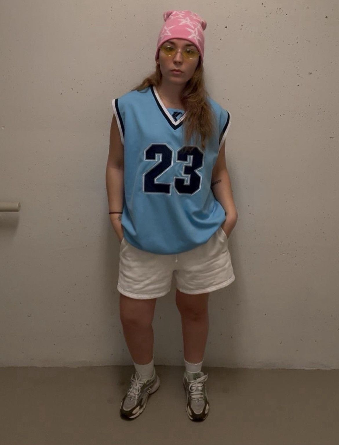 Karl Kani 90s KARL KANI Sports Blue Basketball Embroidered 23 Jersey Size US L / EU 52-54 / 3 - 3 Thumbnail