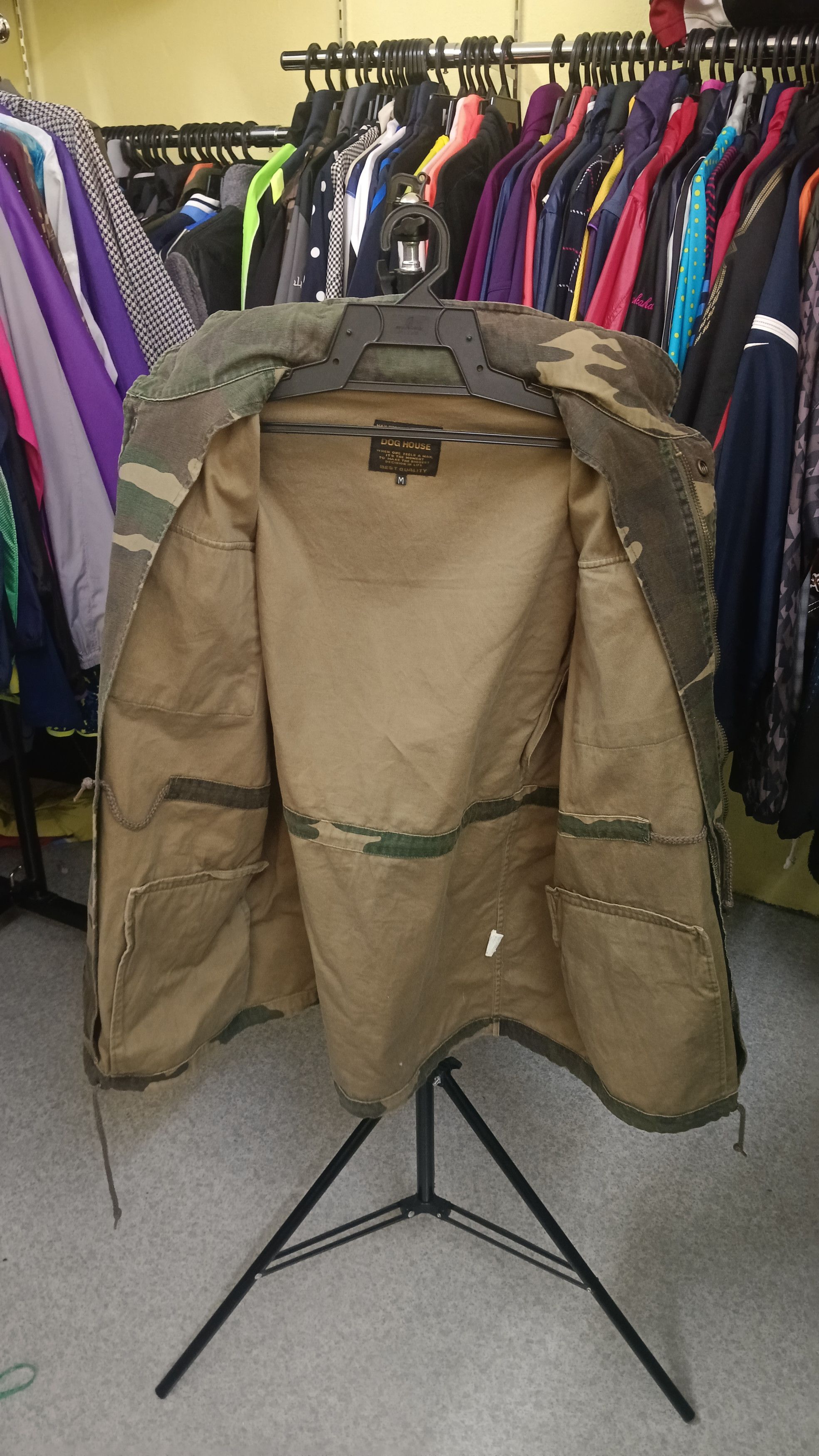 Japanese Brand 🔥 Doghouse Green Camo Parka Jacket Size US M / EU 48-50 / 2 - 2 Thumbnail