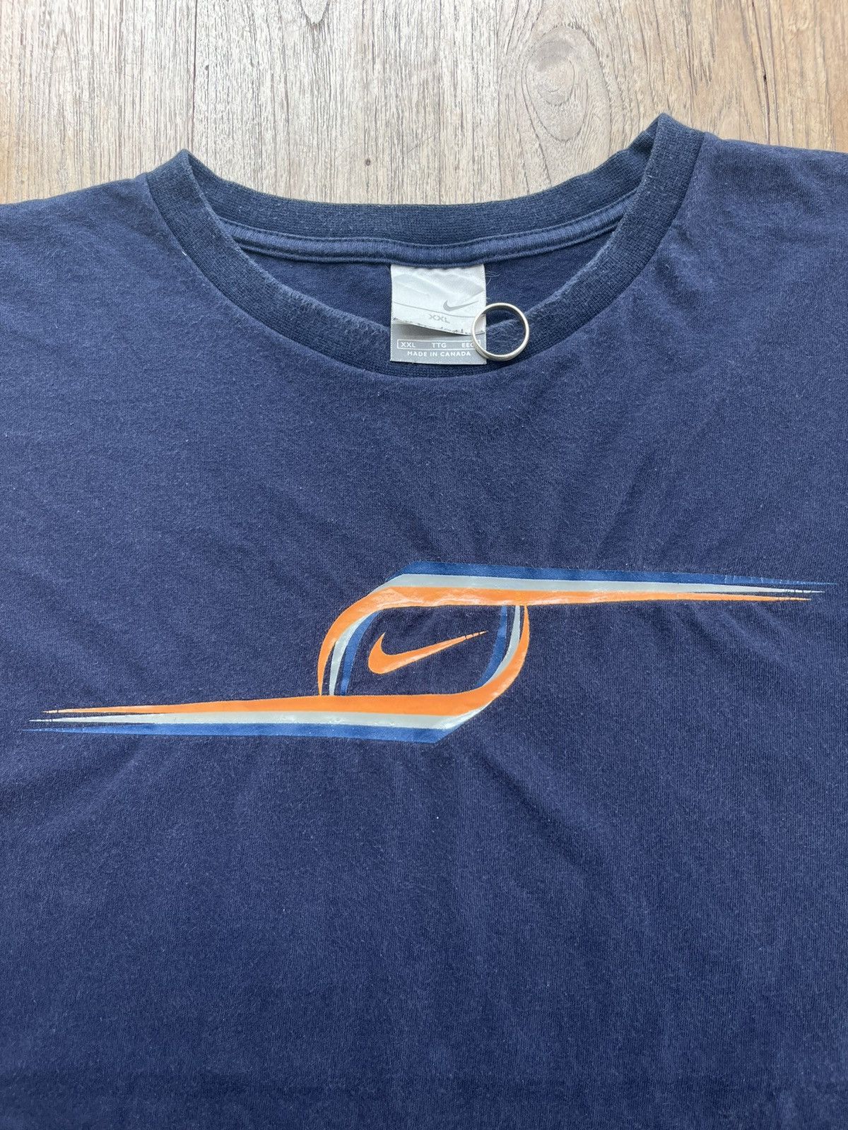 Nike × Vintage Vintage NIKE SWOOSH Center ( 2yk ) Collection 00’s T-shirt Size US XXL / EU 58 / 5 - 5 Thumbnail