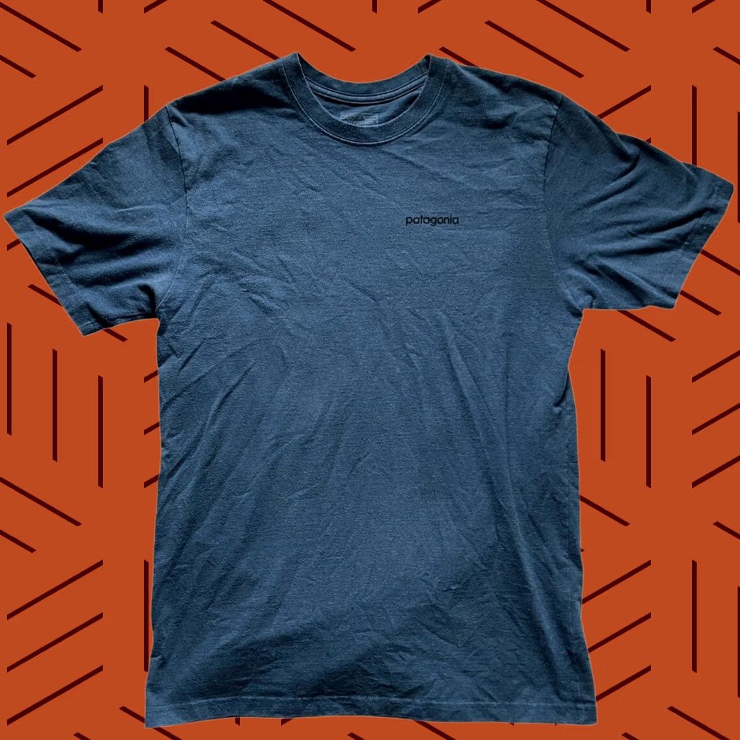 Patagonia Patagonia Line Logo Badge Responibili-Tee Short Sleeve Shirt Size M Blue Mens Size US M / EU 48-50 / 2 - 1 Thumbnail