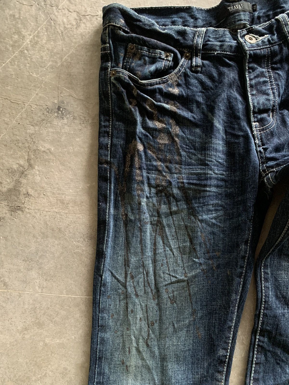 Hysteric Glamour flare travas splatter dope washed ifsixwasnine lgb style Size US 31 - 9 Thumbnail