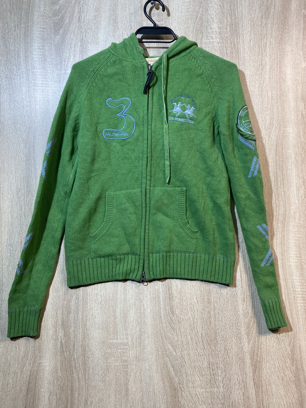 Designer × La Martina La Martina womens Fullzip hooded waistcoat size M Size M / US 6-8 / IT 42-44 - 1 Thumbnail