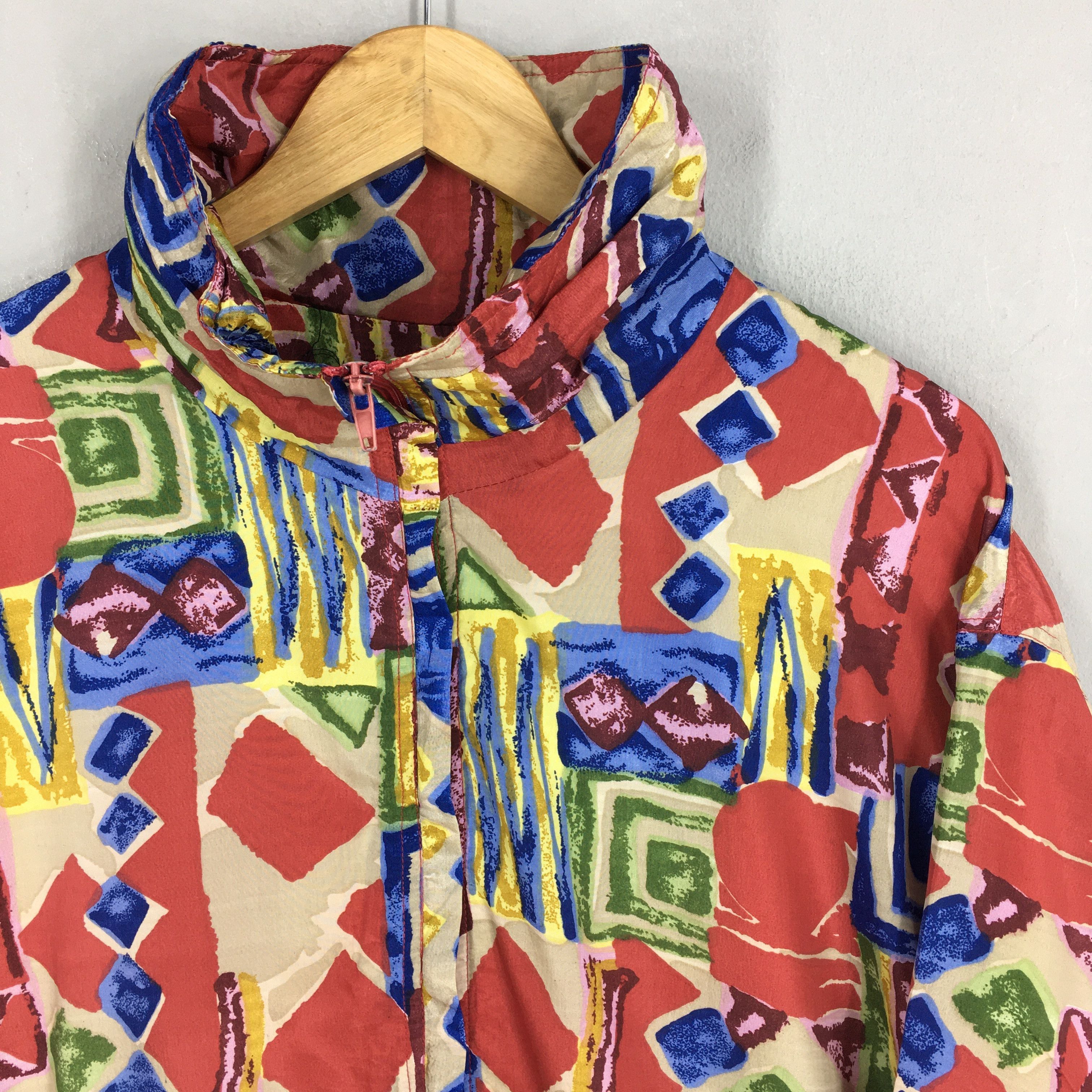 Vintage Vintage Pop Art Geometrical Retro Jacket Medium Size US M / EU 48-50 / 2 - 2 Thumbnail