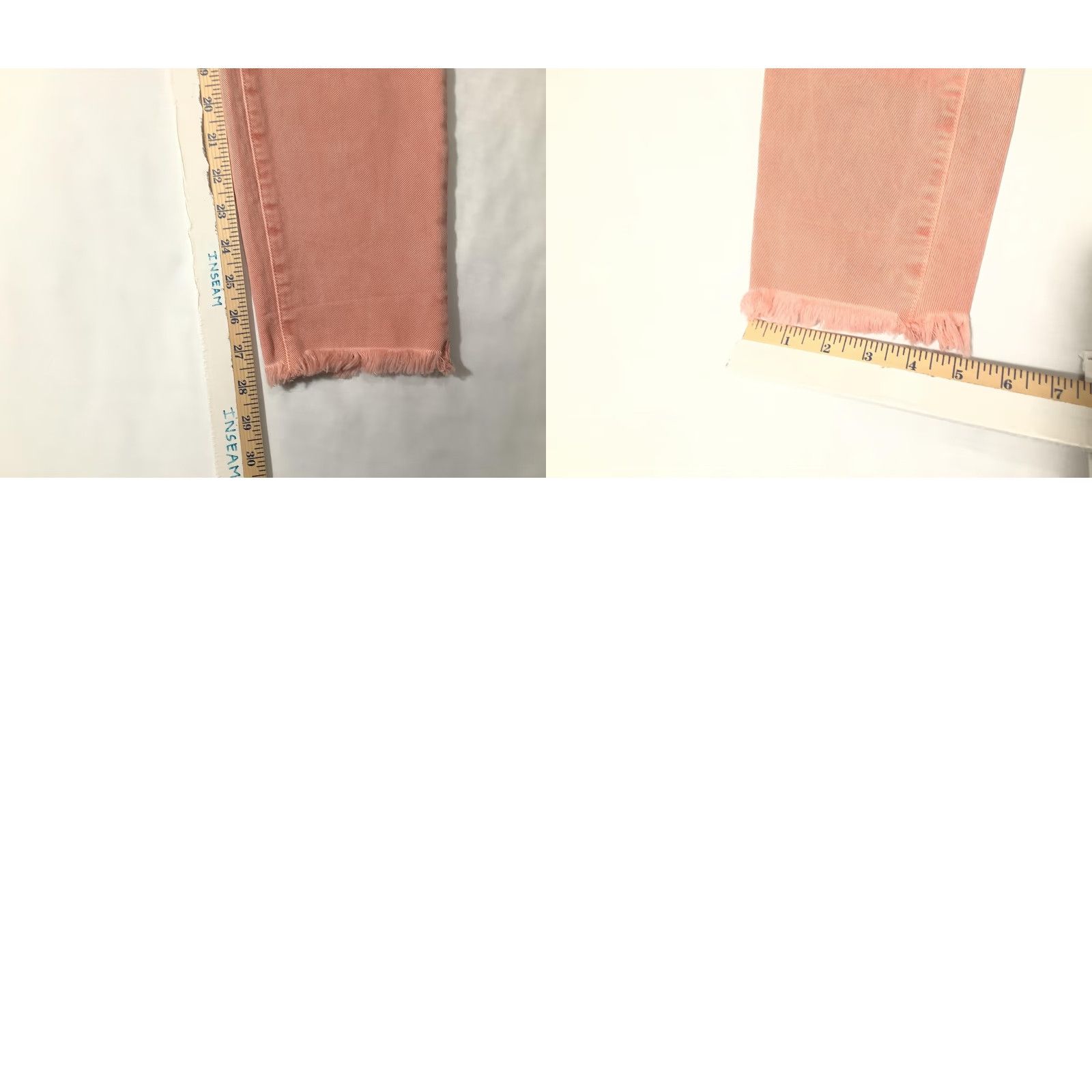 Paige Paige Verdugo Ankle Jeans Womens Pink Frayed Hem Skinny Stretch Denim Pants Size 27" / US 4 / IT 40 - 9 Thumbnail