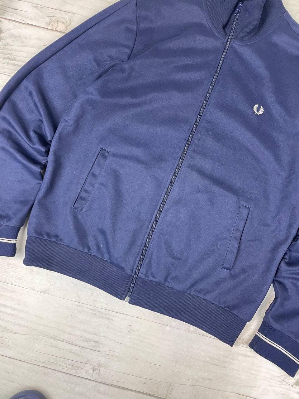 Fred Perry Vintage Fred Perry Track Jacket Size US L / EU 52-54 / 3 - 3 Thumbnail