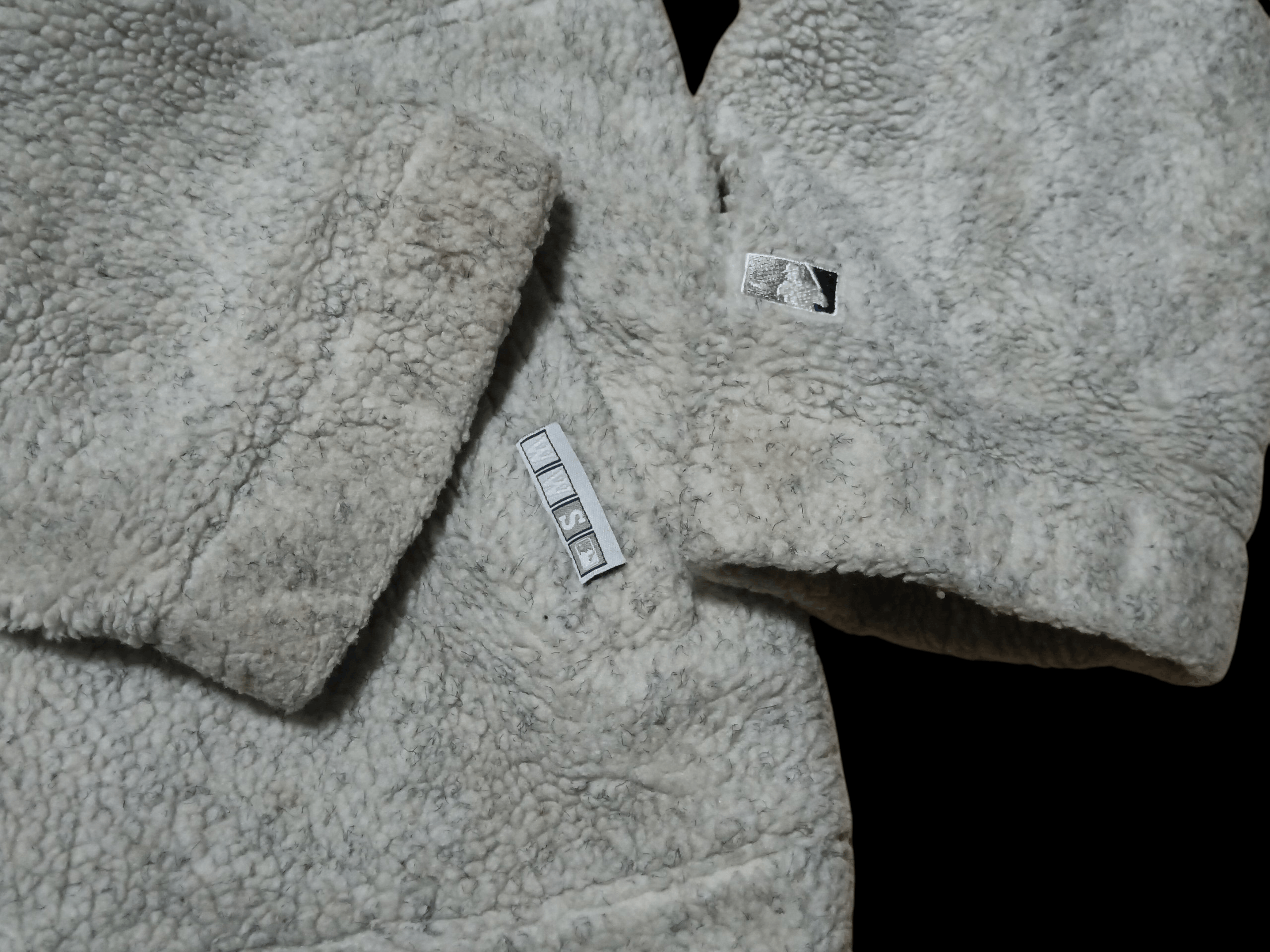 MLB VINTAGE WWS/MLB NY METS SHERPA HOODED FLEECE JACKET Size US L / EU 52-54 / 3 - 3 Thumbnail