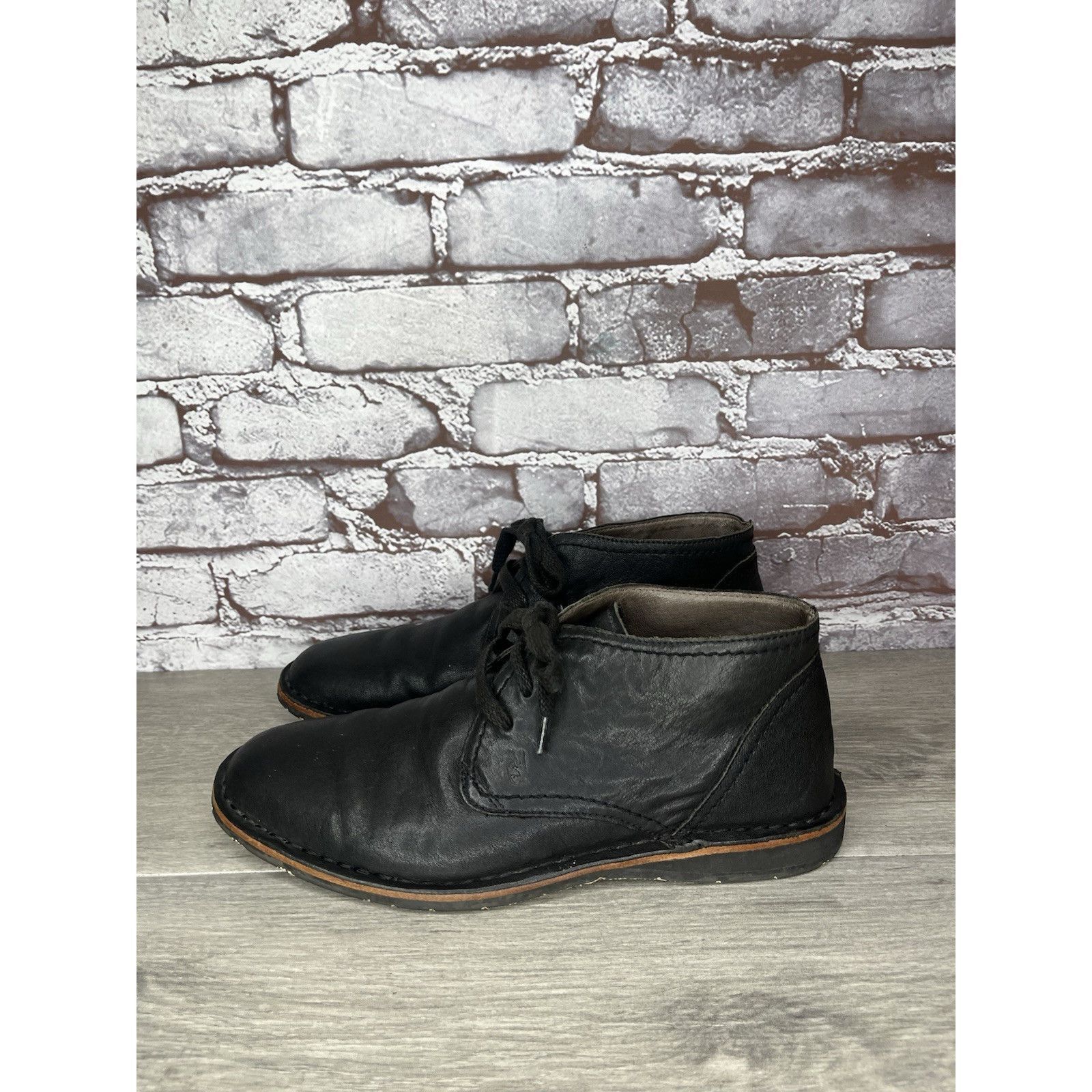 John Varvatos John Varvatos Portland Chukka Lace Up Shoes Black Soft Leath Size US 8 / EU 41 - 12 Thumbnail