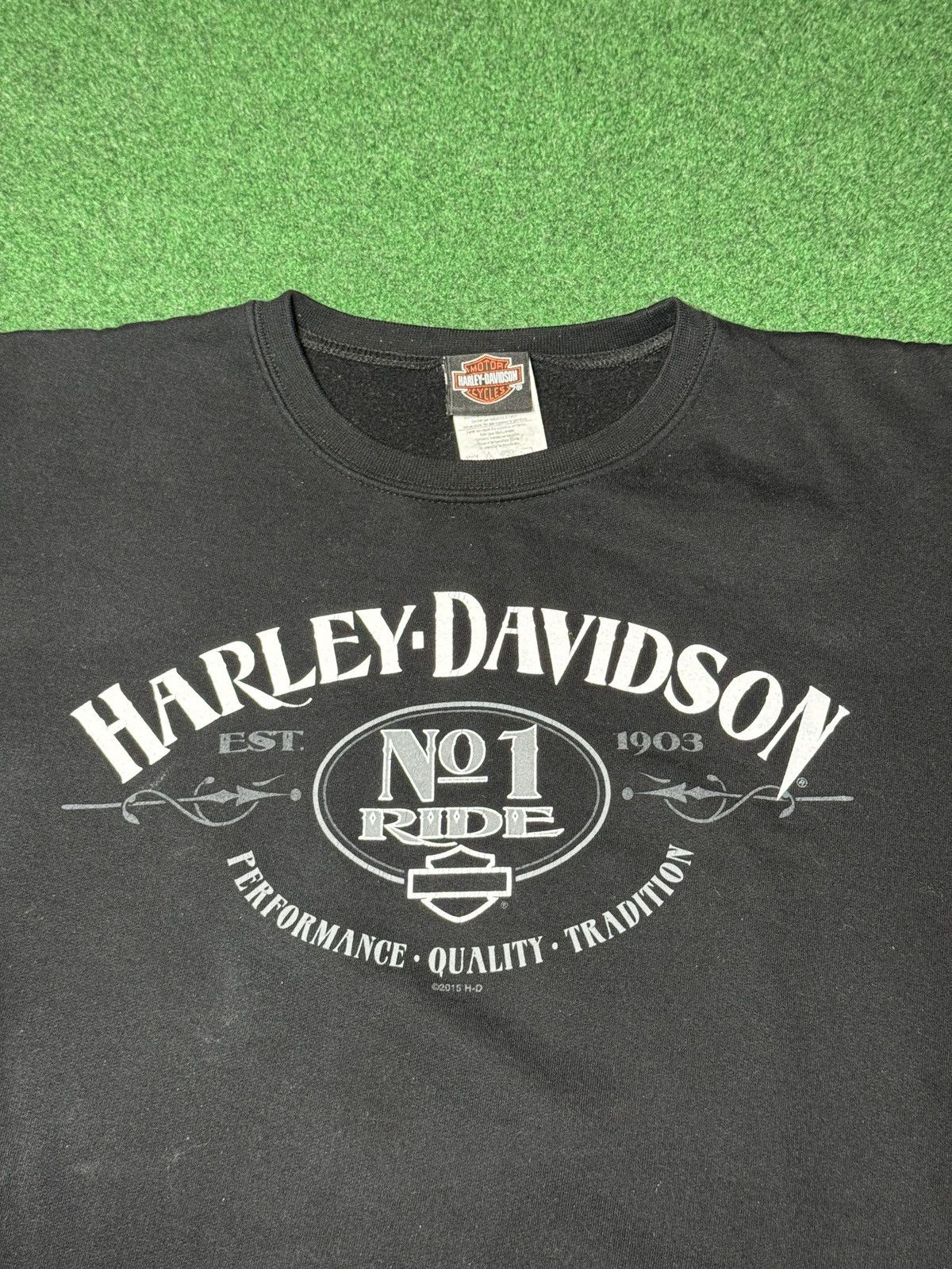 Harley Davidson Y2K Harley Davidson XL Motorcycle Biker Crewneck Sweatshirt Size US XL / EU 56 / 4 - 1 Thumbnail