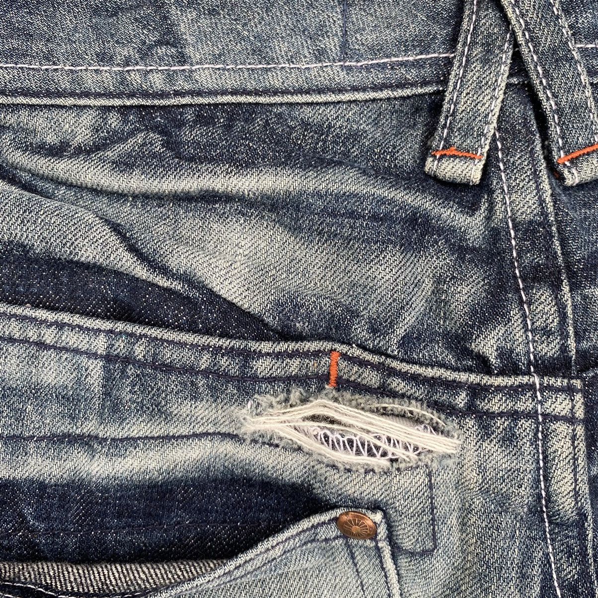 JNCO × Vintage Super Baggy Akademiks Long Denim Acid Wash Carpenter Jeans Size US 36 / EU 52 - 15 Thumbnail