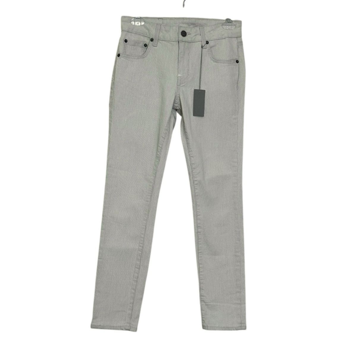 6397 6397 white stripe mini skinny cropped jeans size 24- 0 Size 25" / US 0 / IT 36 - 11 Thumbnail