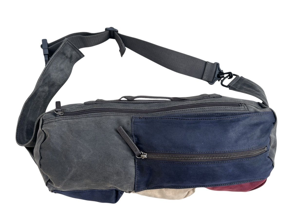 Japanese Brand Vintage Art-Berg Japan Tactical Waxed Messenger Bag Size ONE SIZE - 9 Thumbnail
