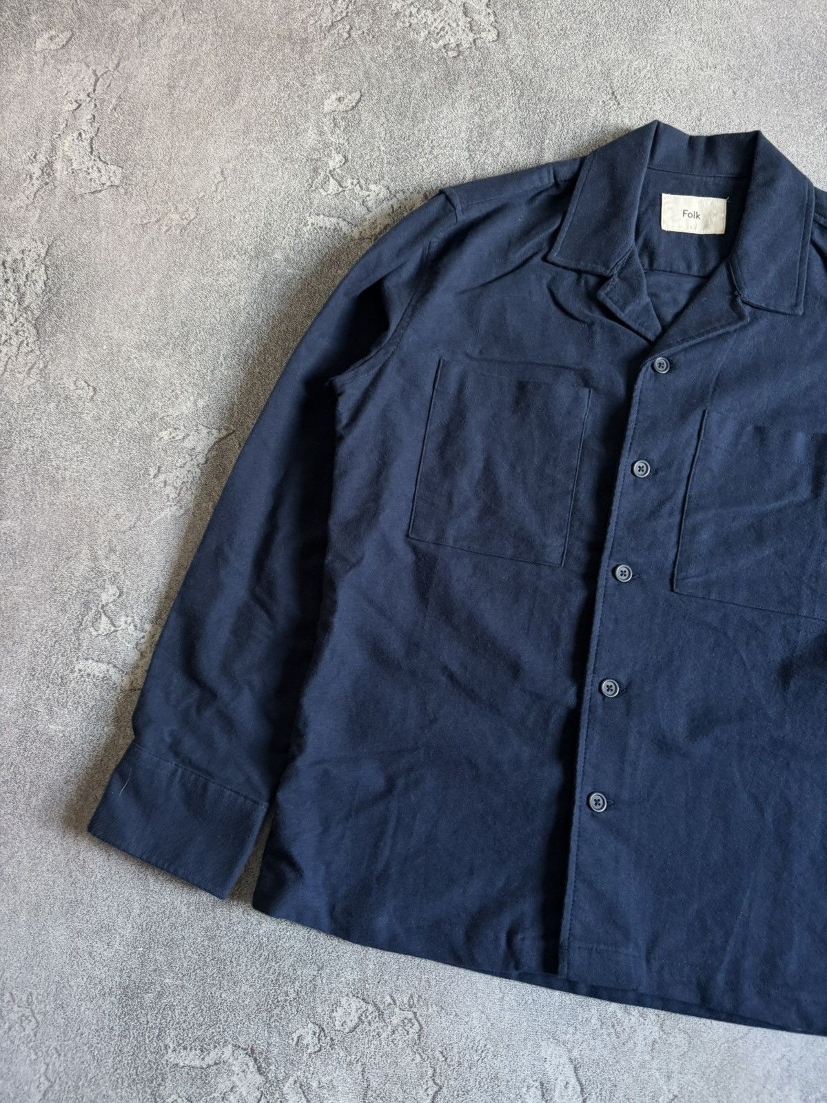 Folk Folk 3 button up overshirt long sleeve shirt light jacket Size US M / EU 48-50 / 2 - 10 Thumbnail