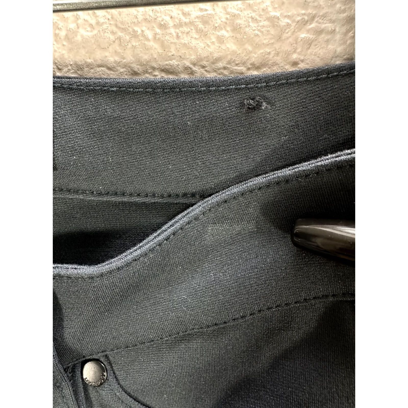 Vintage VINTAGE Liverpool Los Angeles Women's Slim Ankle Pants 0/25 Greenish Black Size 0 Slimming Womens Size 25" / US 0 / IT 36 - 7 Thumbnail
